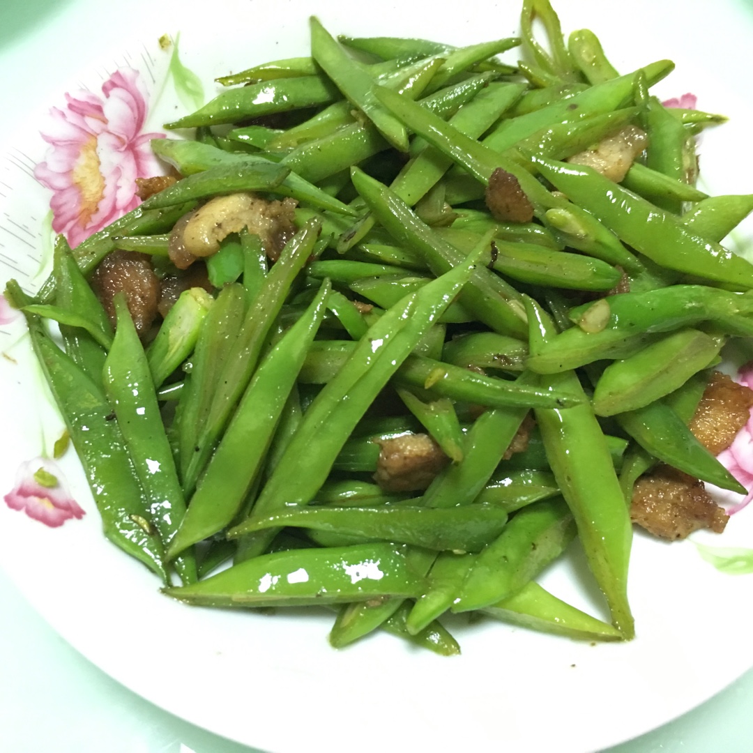 扁豆炒肉丝