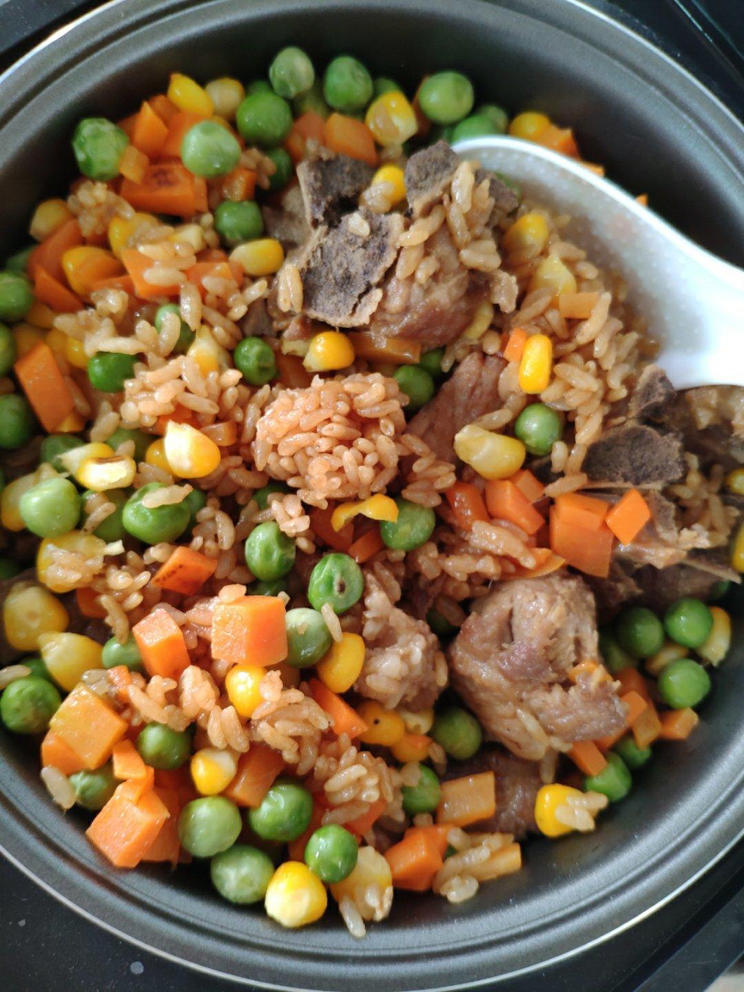 电饭锅版排骨焖饭