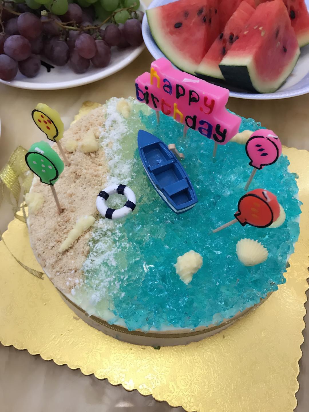 榴莲海洋慕斯蛋糕的做法