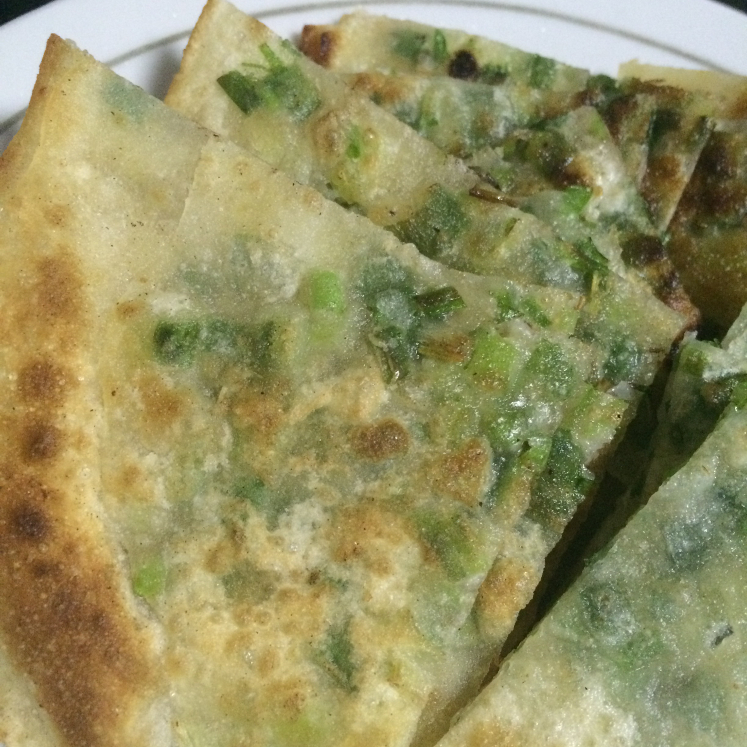 饺子皮葱油饼