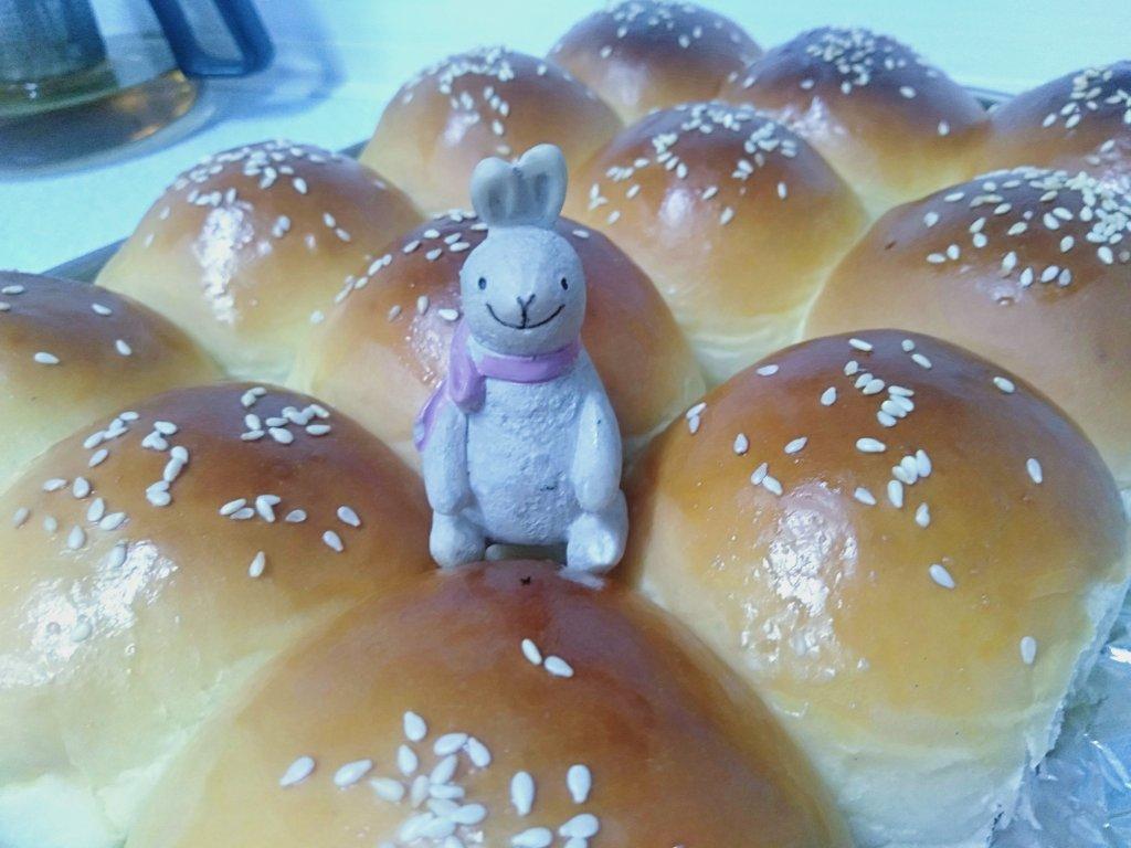 奶黄小餐包-一次发酵超好吃（附快手奶黄馅制作方法）