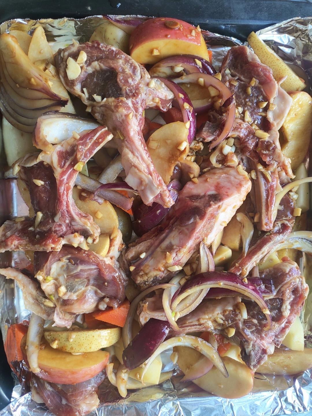 烤羊排腌料分享，不膻超嫩