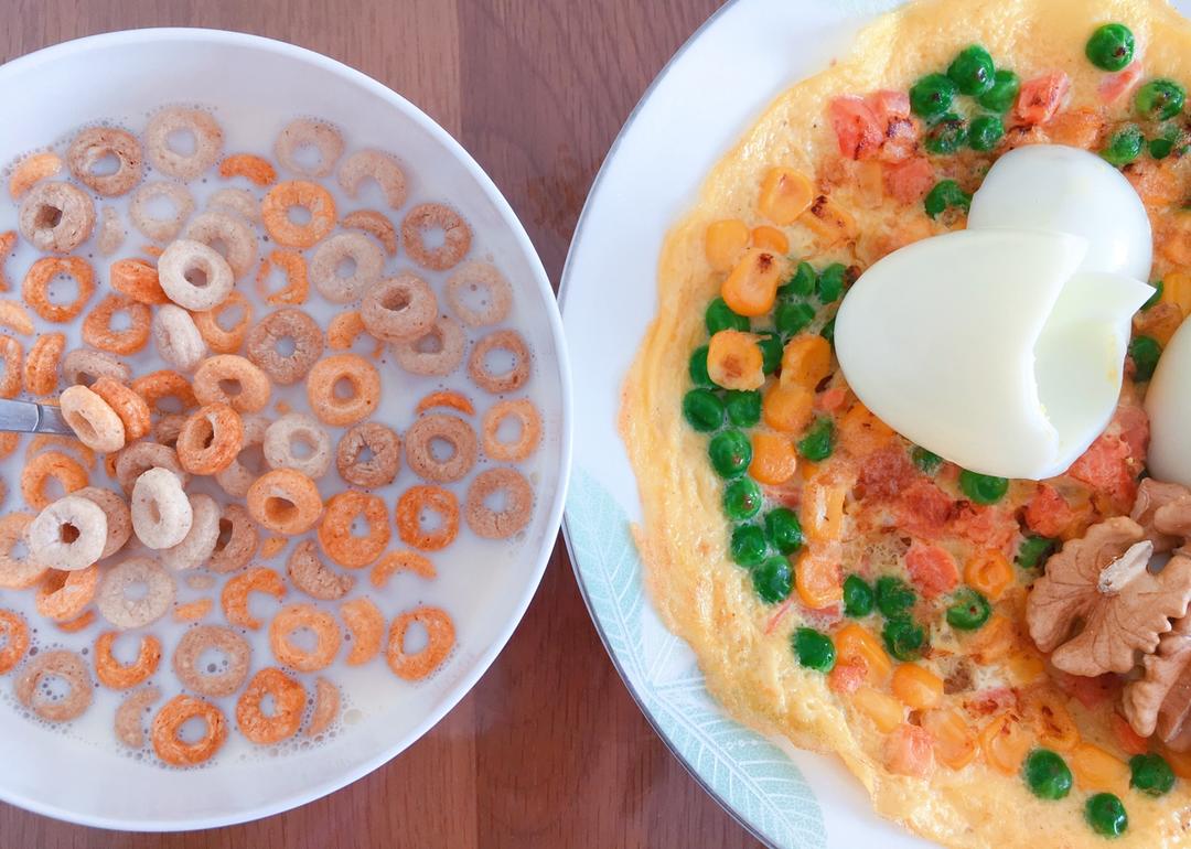 杂蔬蛋饼