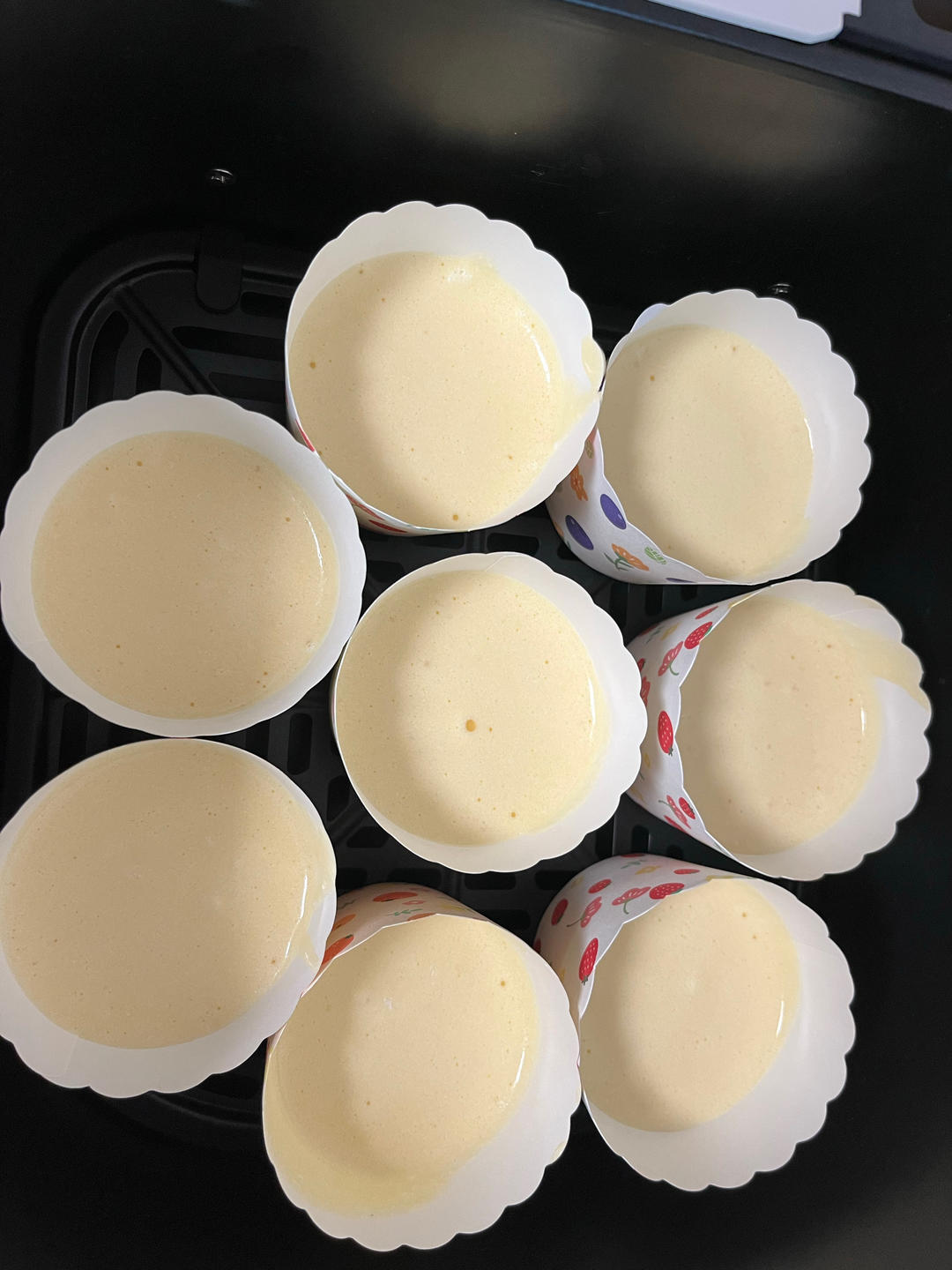 空气炸锅纸杯戚风蛋糕