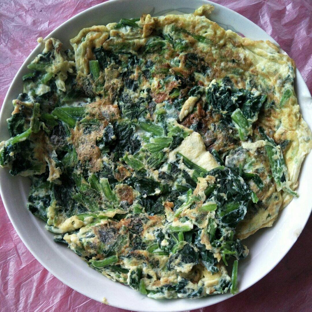 【减脂期】无油菠菜鸡蛋饼