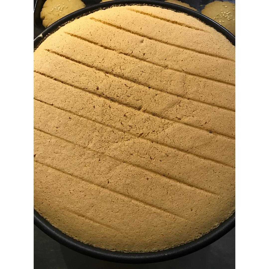 八寸戚风（改自小至的果子学校方子，万分感谢）