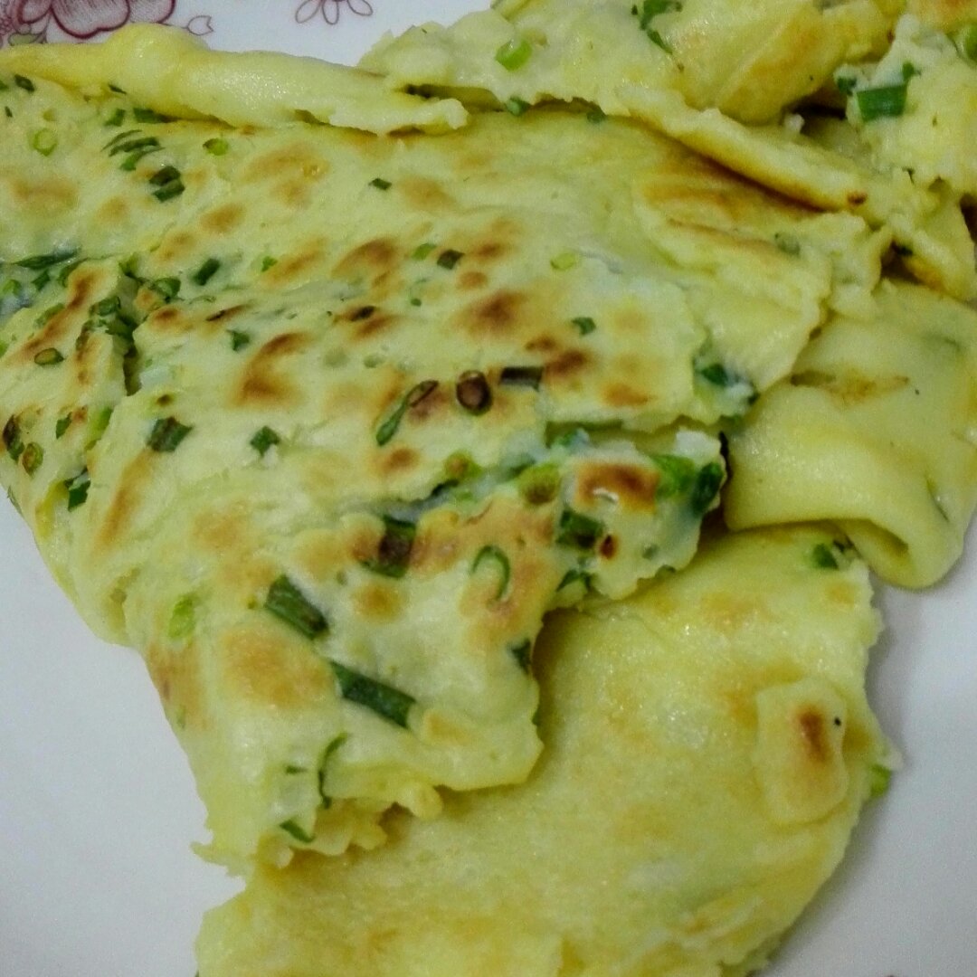 葱花鸡蛋饼