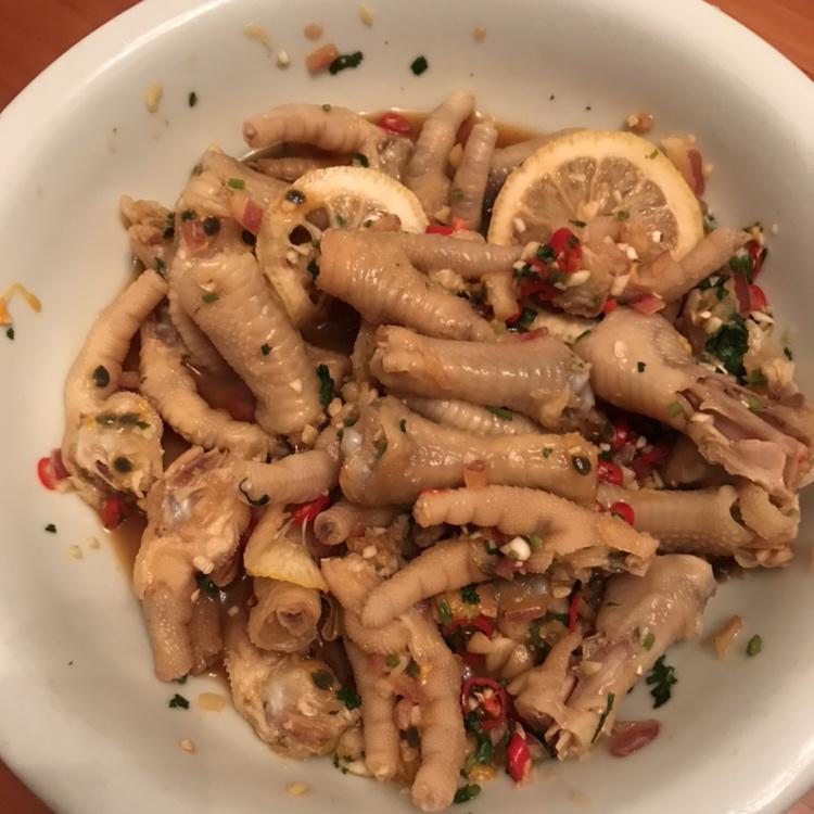 柠檬百香果鸡爪