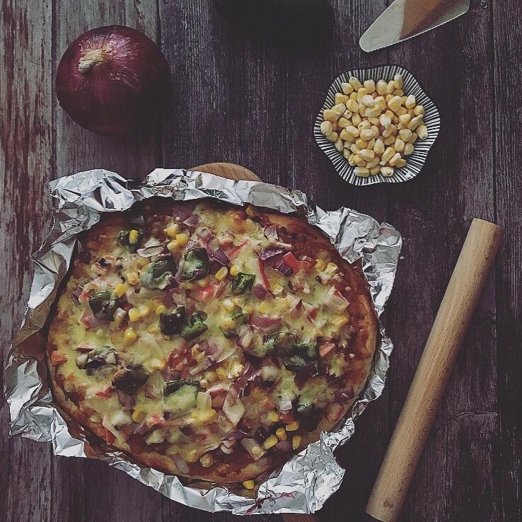 夏威夷pizza（附饼底冷冻法）