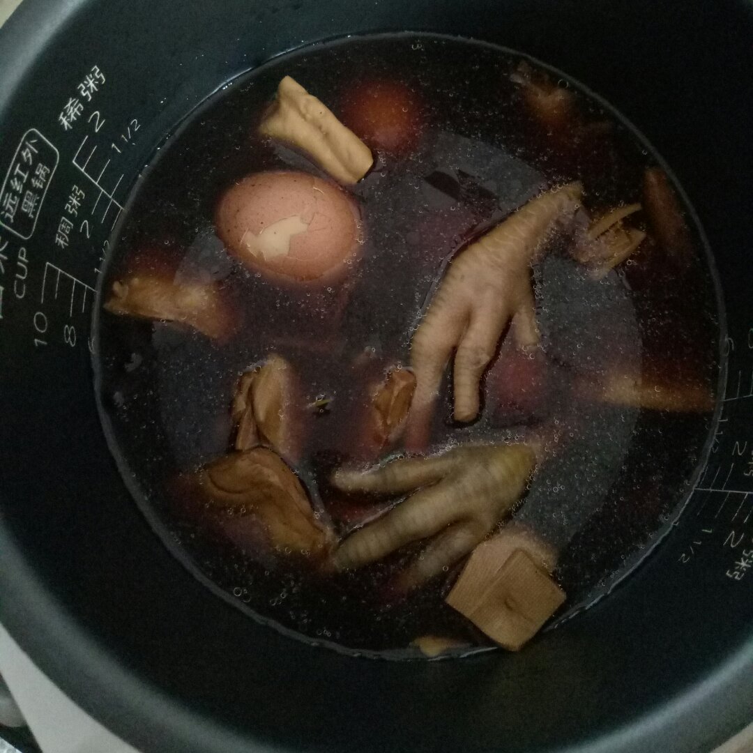 电饭煲煮五香茶叶蛋