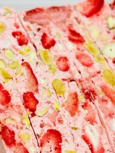 超好次的🍓草莓杏仁牛轧糖🍬