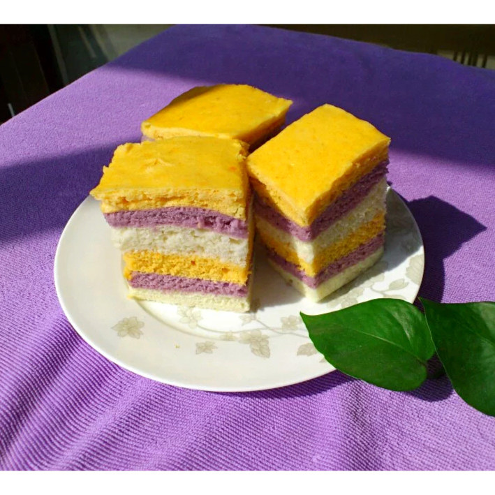 往日随风_做的三色发糕