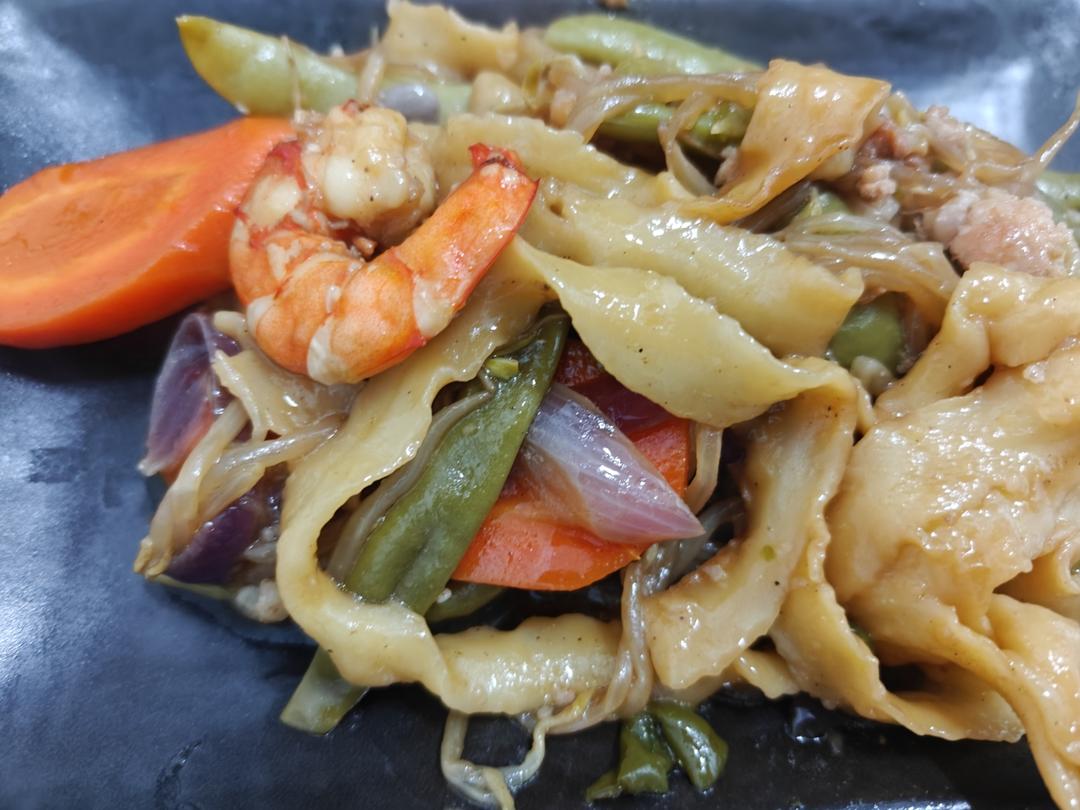 电饭煲豆角焖面