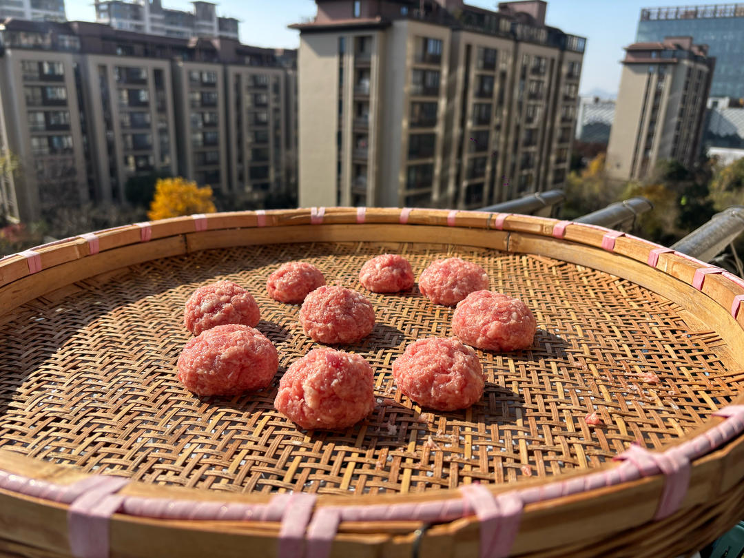 正宗湖州老法家常咸肉圆