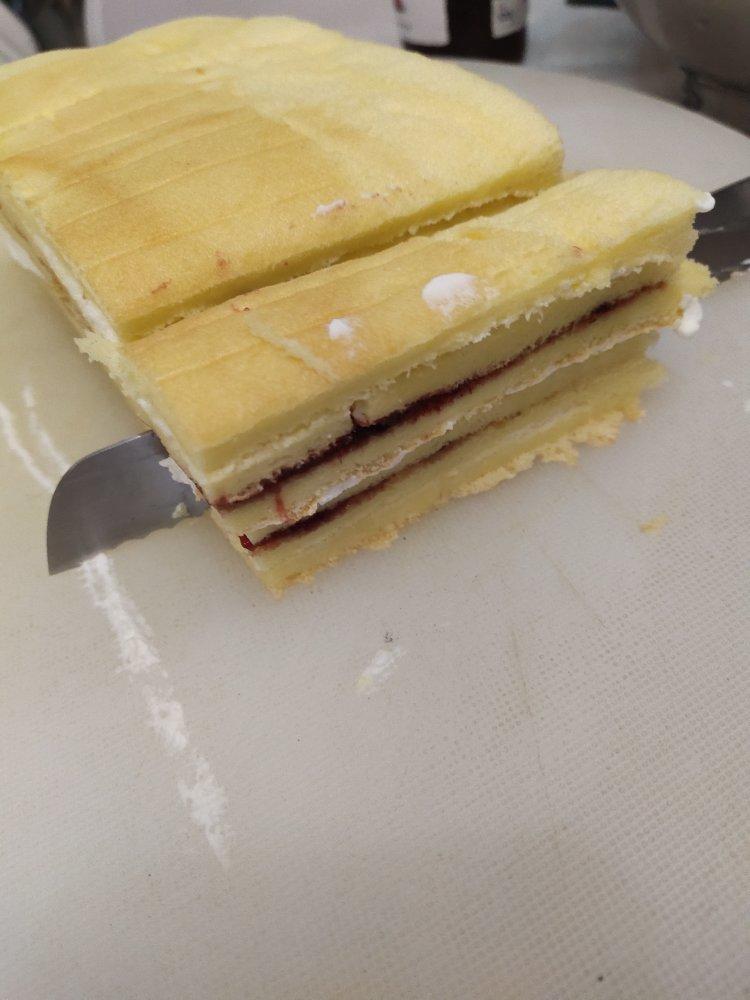 8寸方形生日蛋糕（30*40方盘或60升大烤箱自带烤盘做）