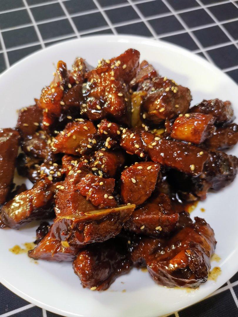 糖醋排骨/糖醋小排（不放油）（12345口诀做出正宗上海本帮）