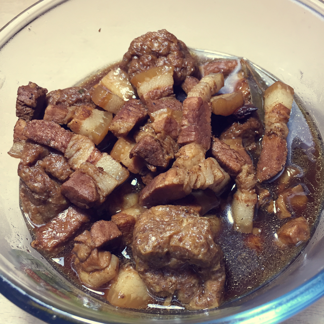 油豆腐烧肉