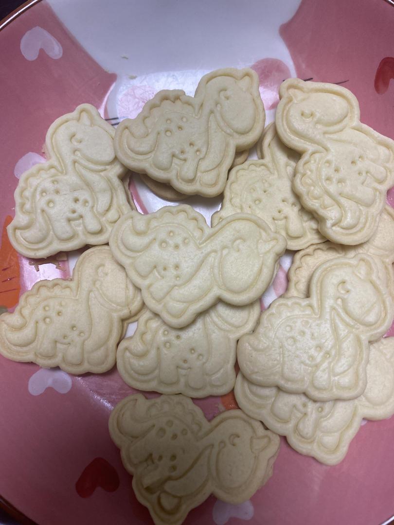 爱不释手的卡通姆明黄油饼干