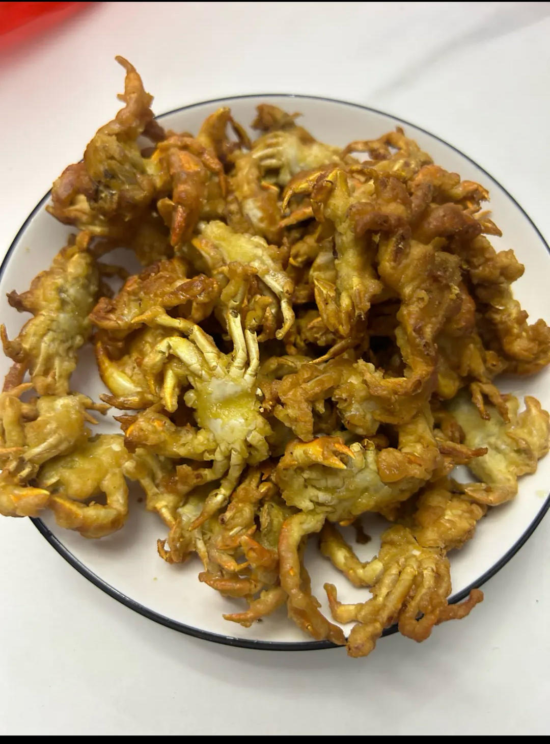 油炸小螃蟹