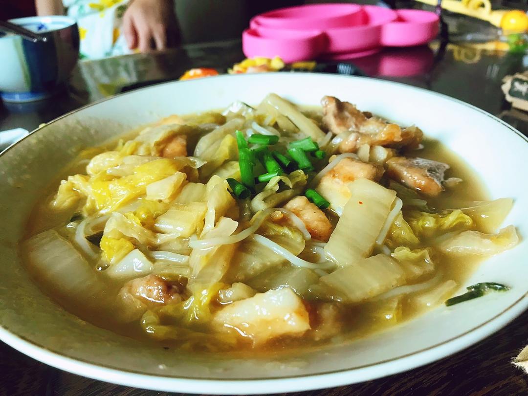 猪肉白菜炖粉条