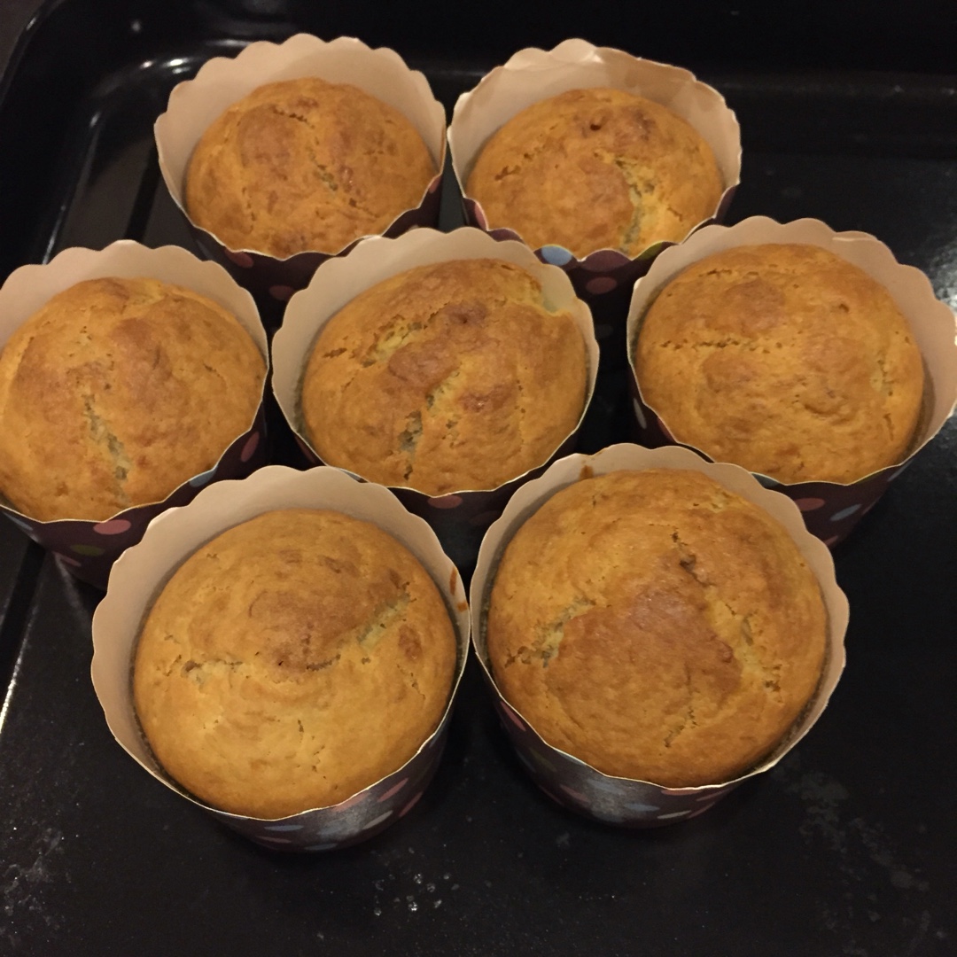 马芬 纸杯蛋糕cupcake香蕉松糕