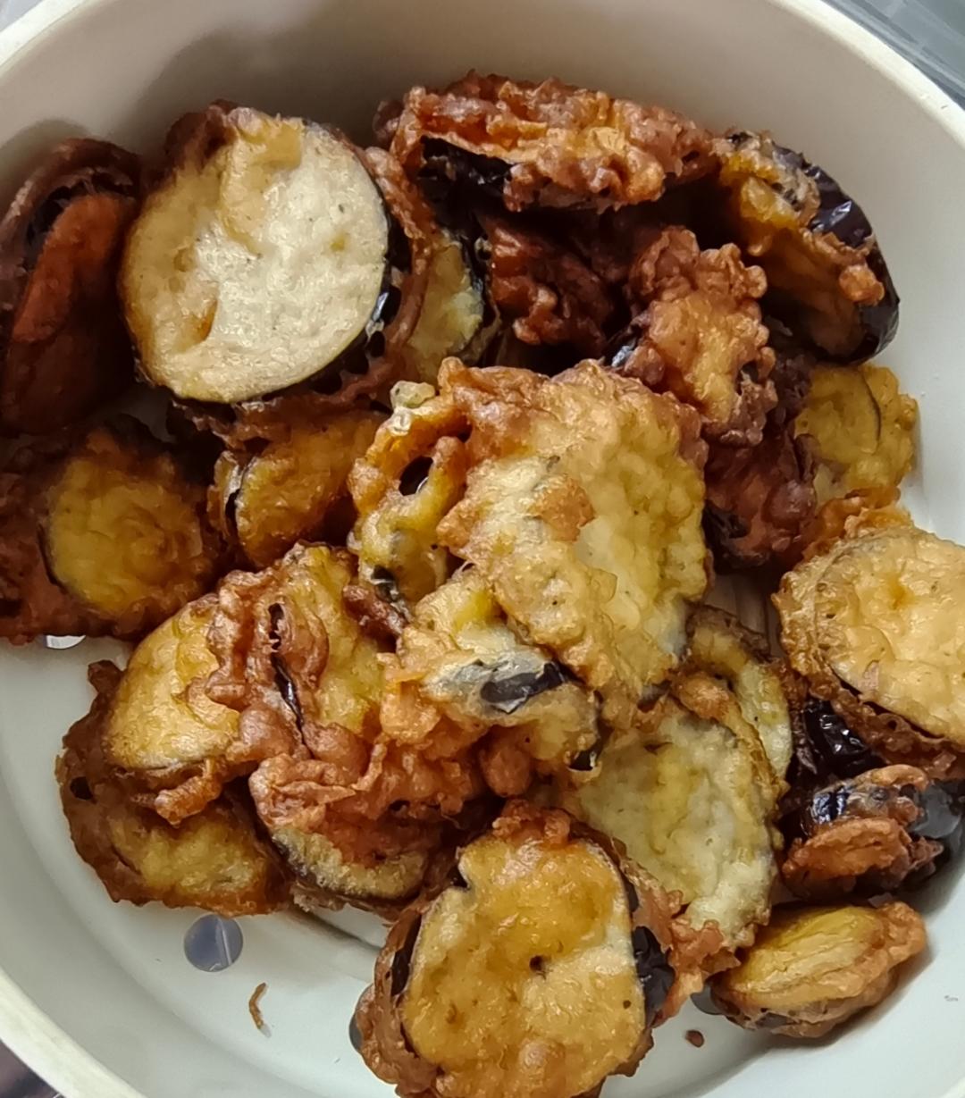 炸茄没有盒有点好吃呀