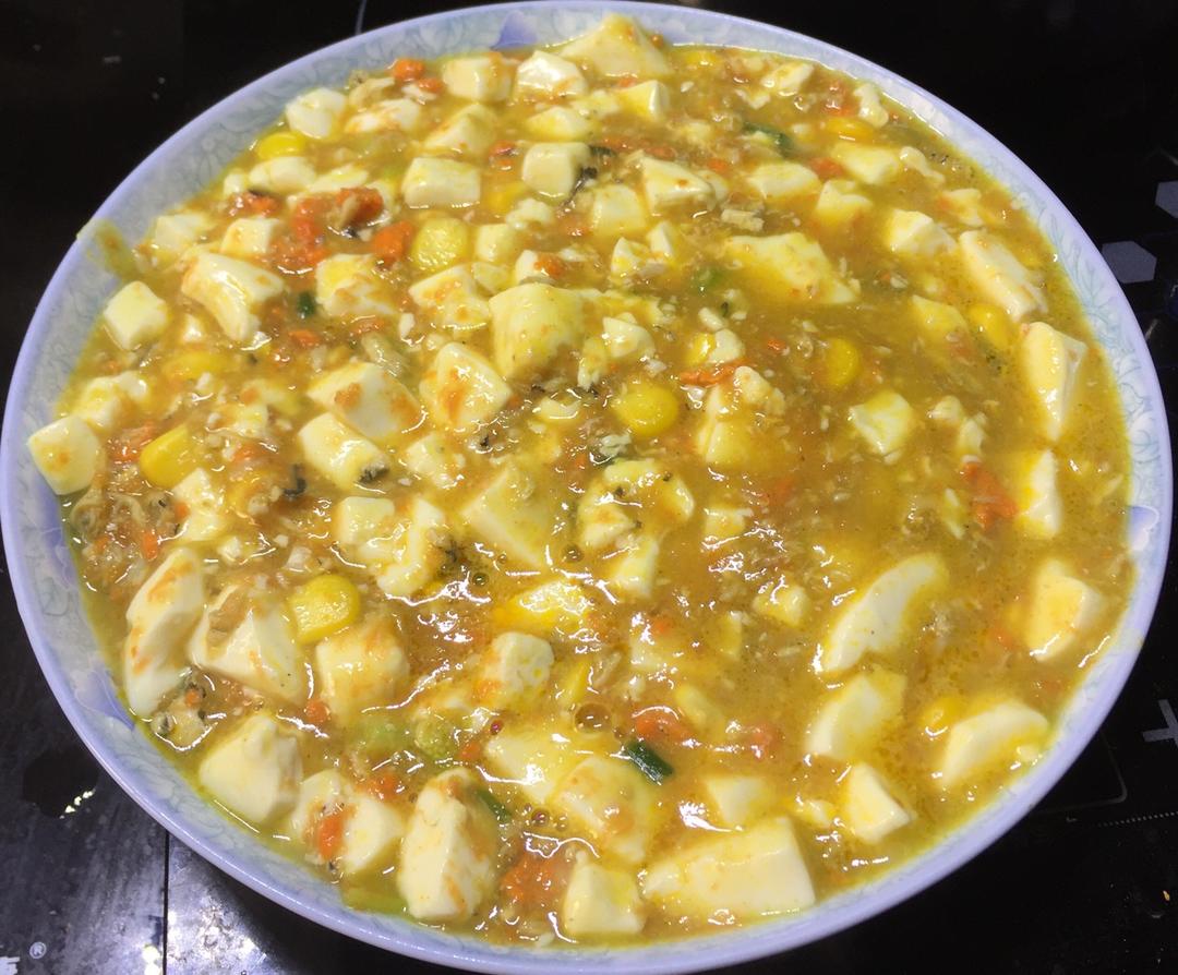 蟹粉烩豆腐
