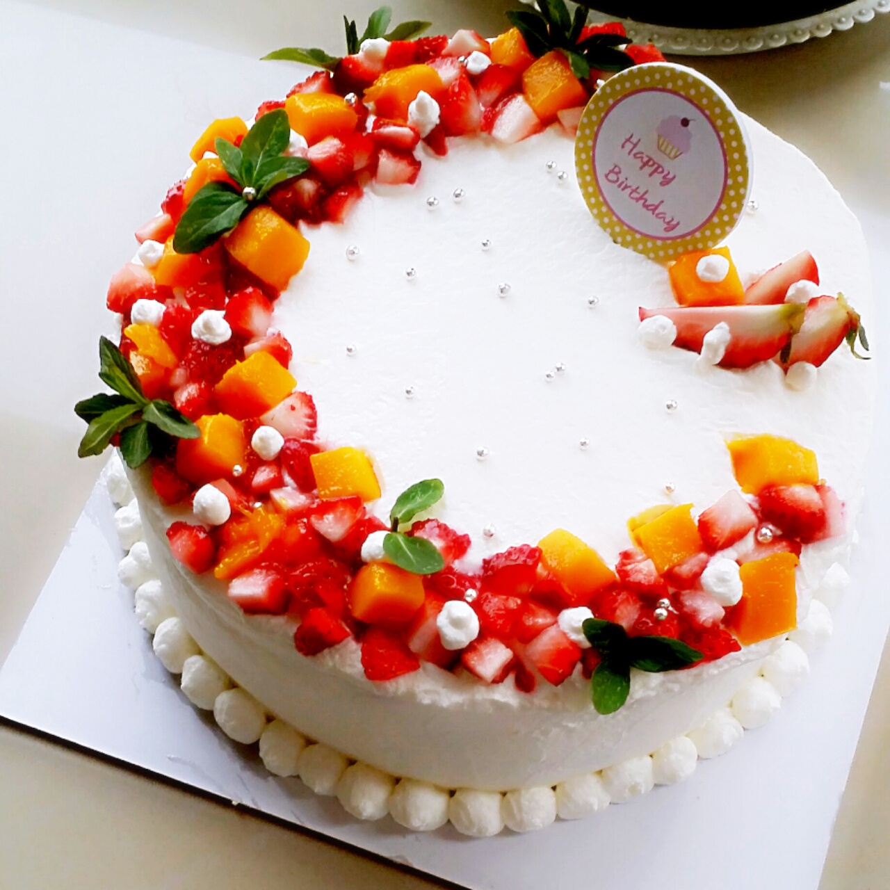 6寸戚风蛋糕（2蛋）