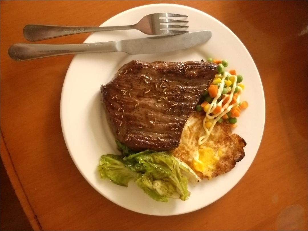 这么做厚切西冷牛排，不香吗