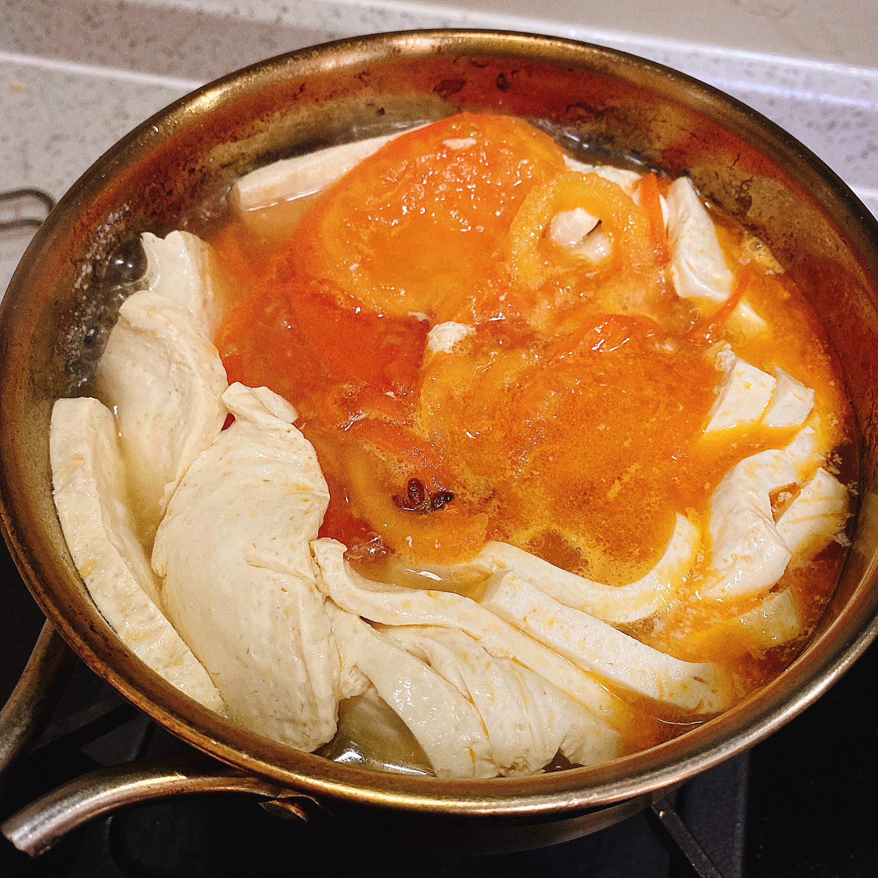 冬日暖心三文鱼番茄豆腐浓汤的做法 步骤6