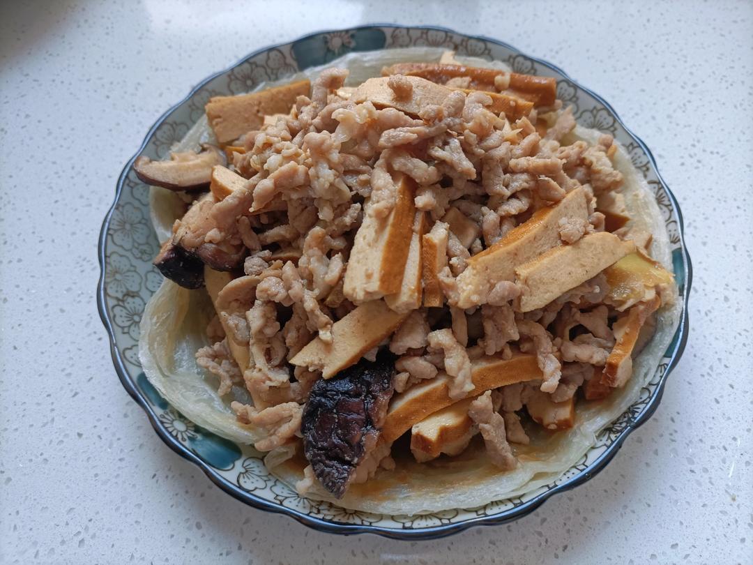香干肉丝，家常菜