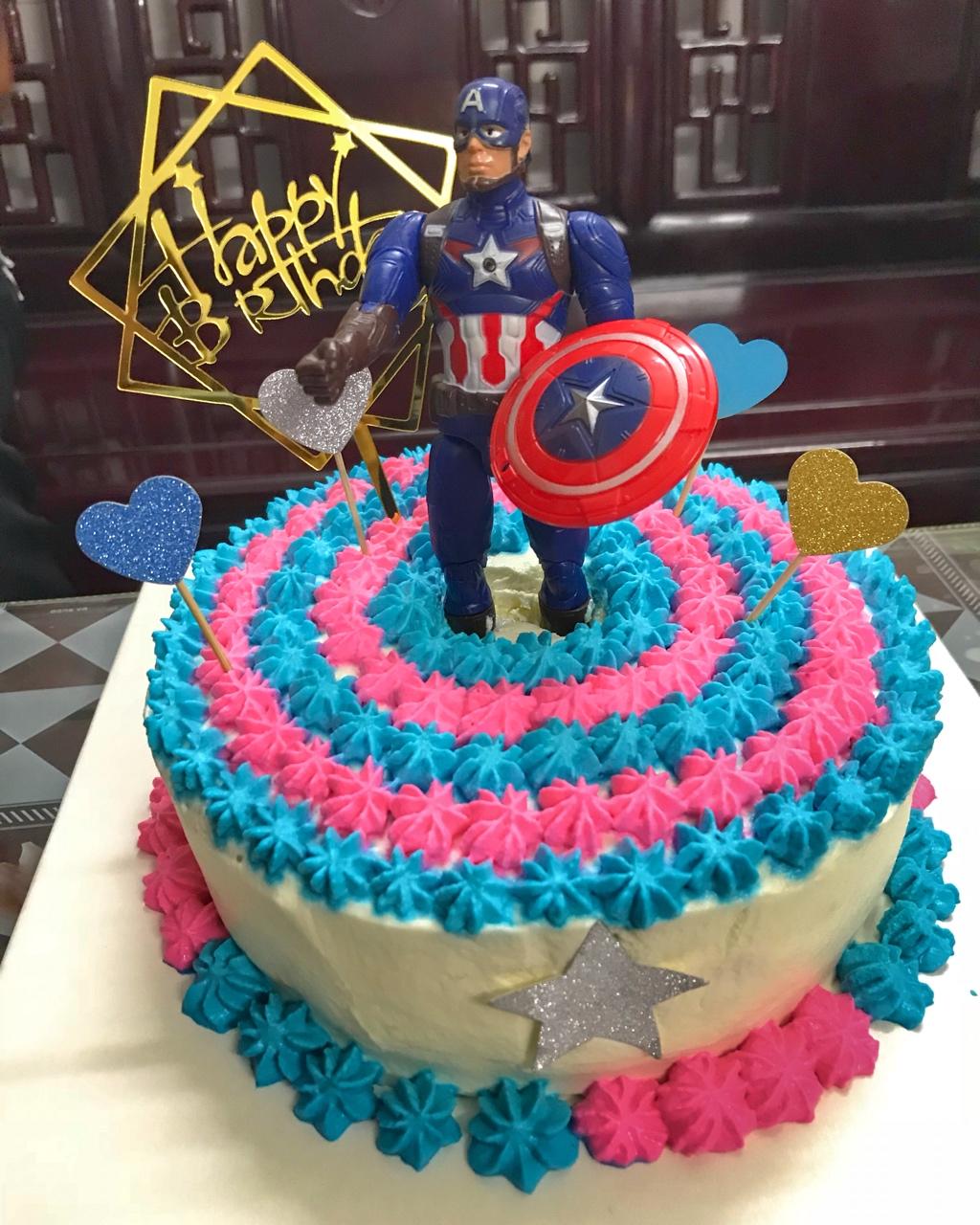 美国队长慕斯蛋糕