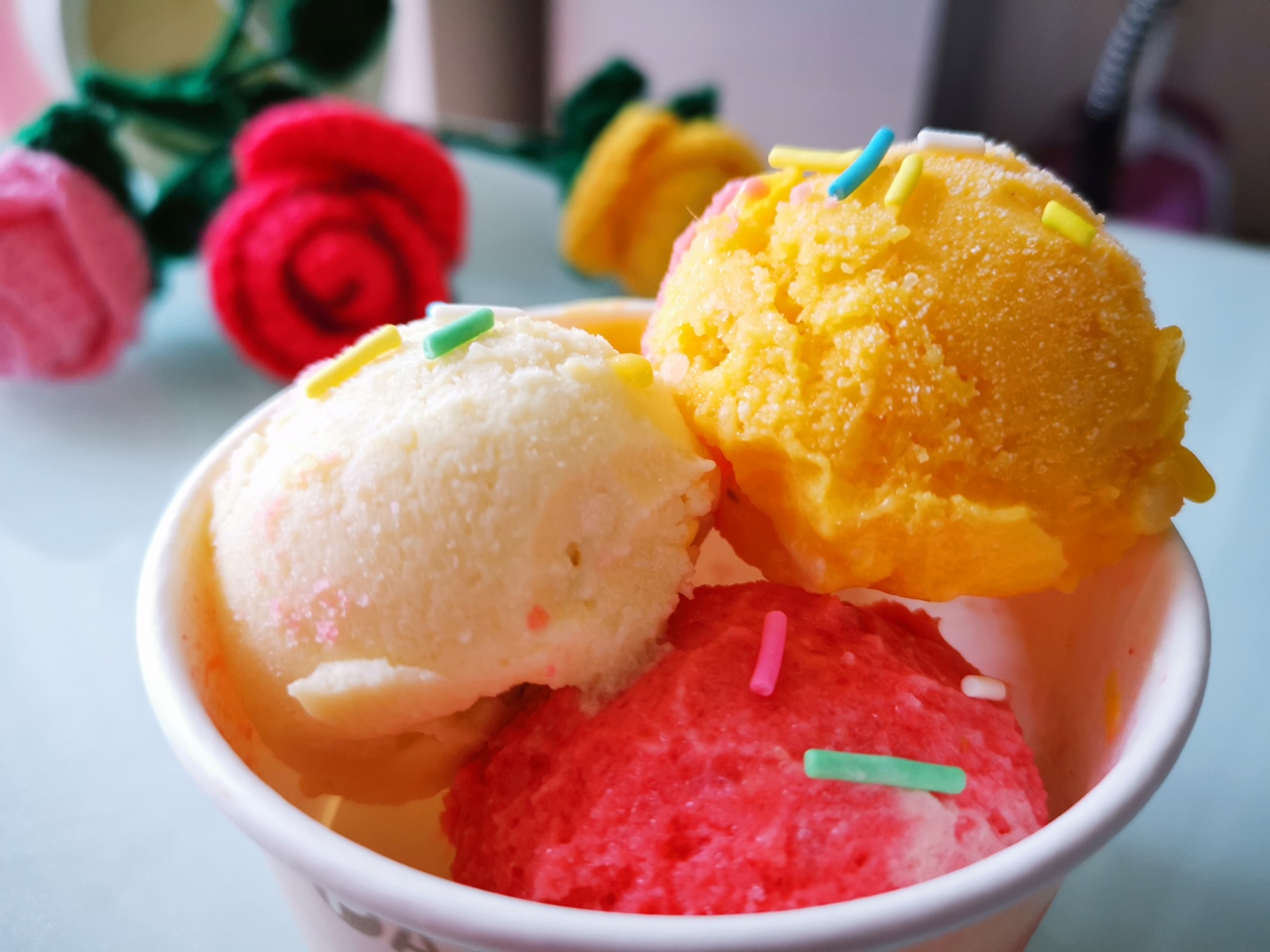 小美版·芒果酸奶冰淇淋