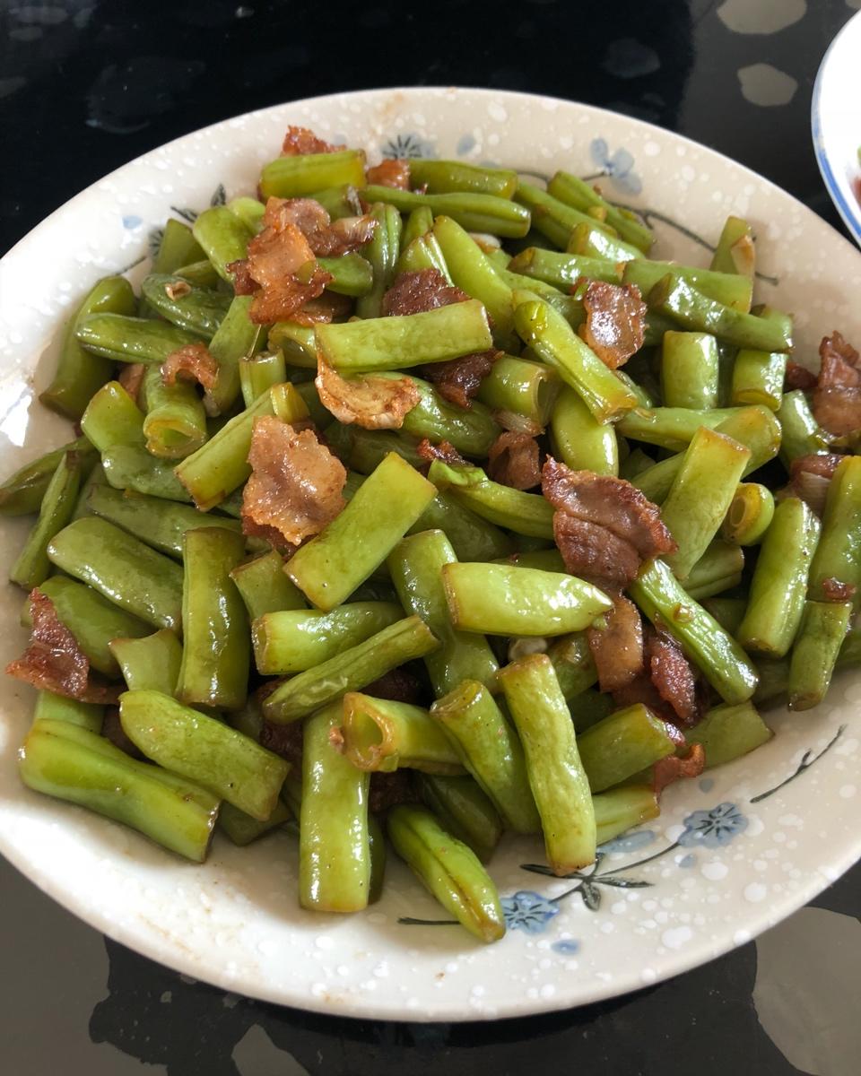 炒四季豆丝~