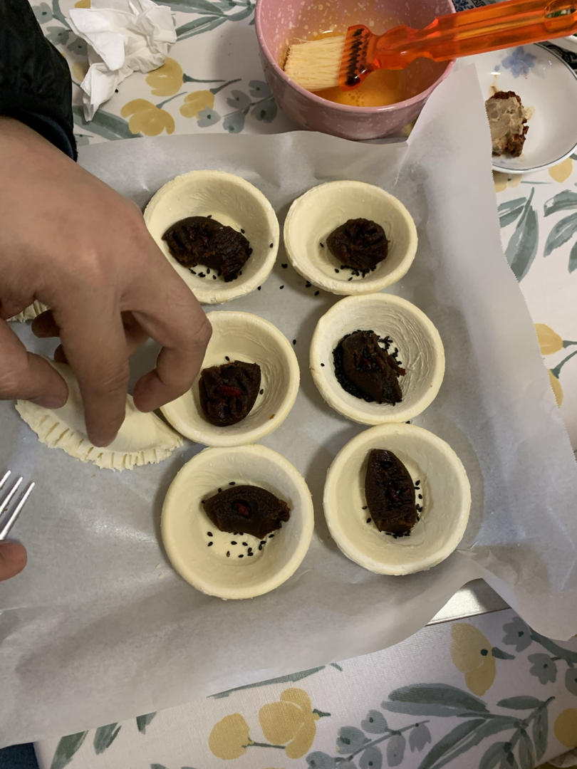 快手红豆酥（蛋挞皮版）