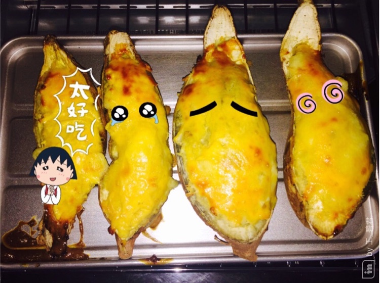 芝士焗红薯