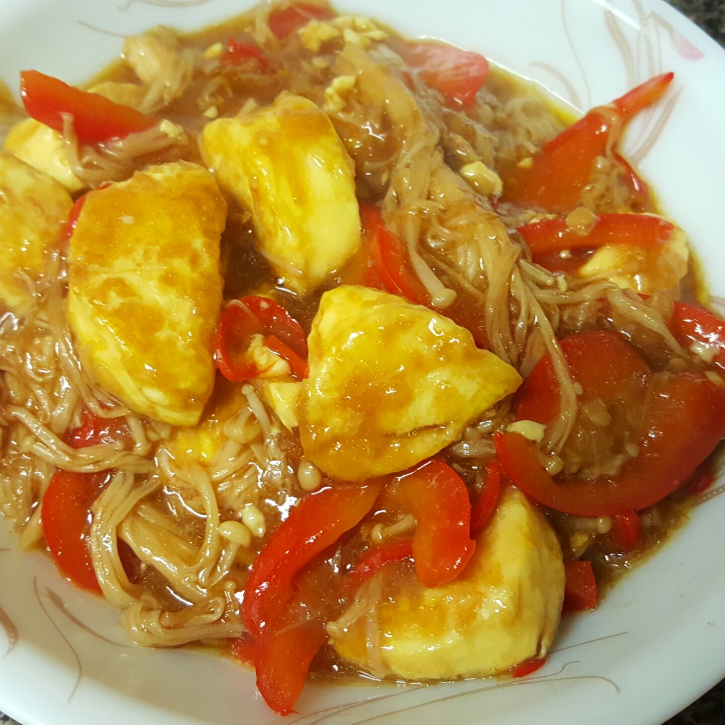 超级下饭菜--金针菇日本豆腐