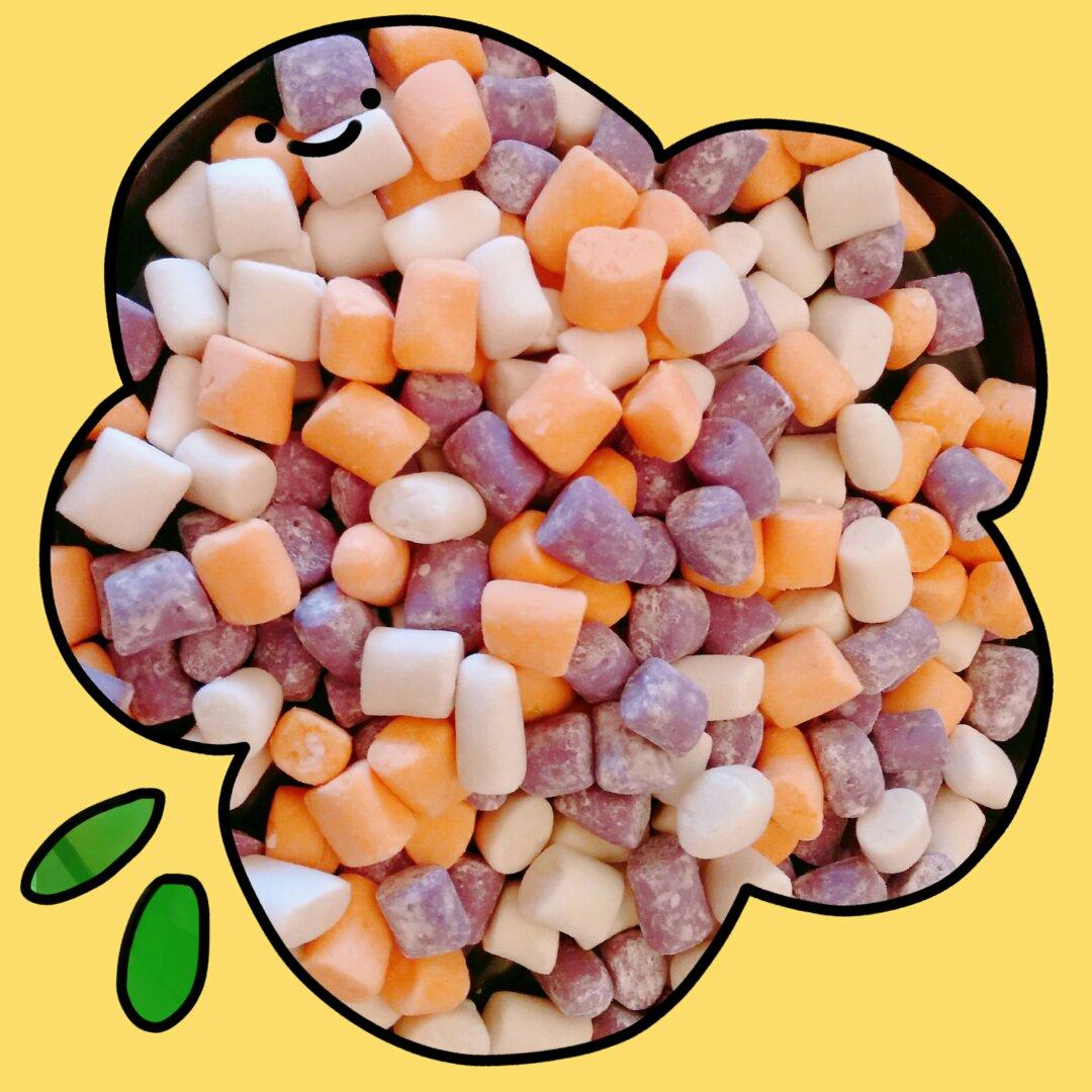 彩色芋圆