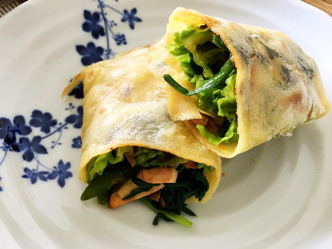 平底锅版煎饼果子