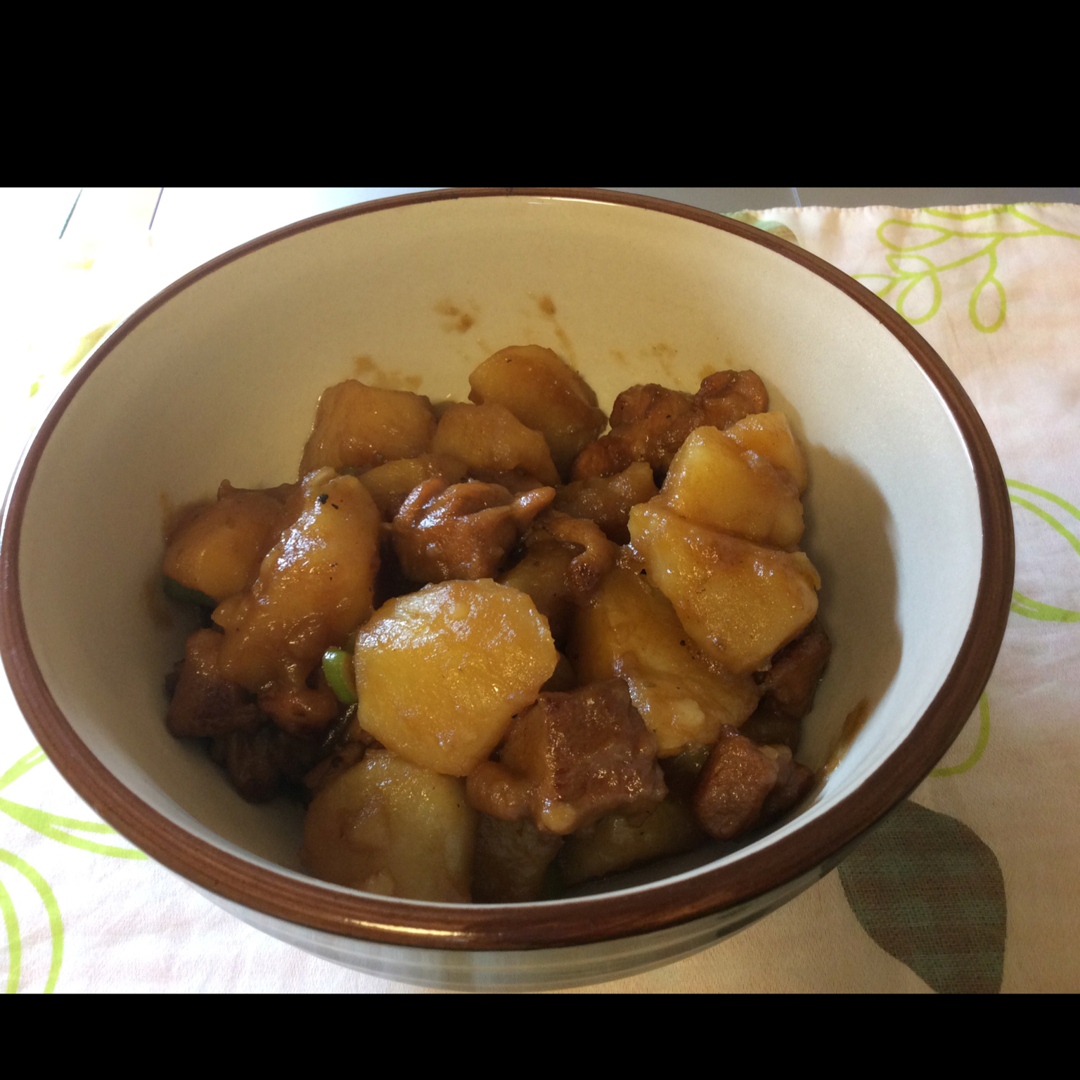 土豆烧鸡 （妈妈的菜谱）