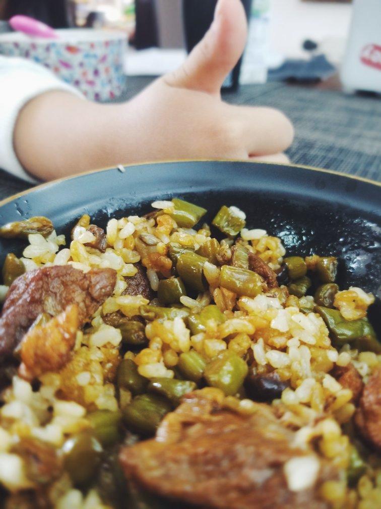 家乡扁豆肉饭
