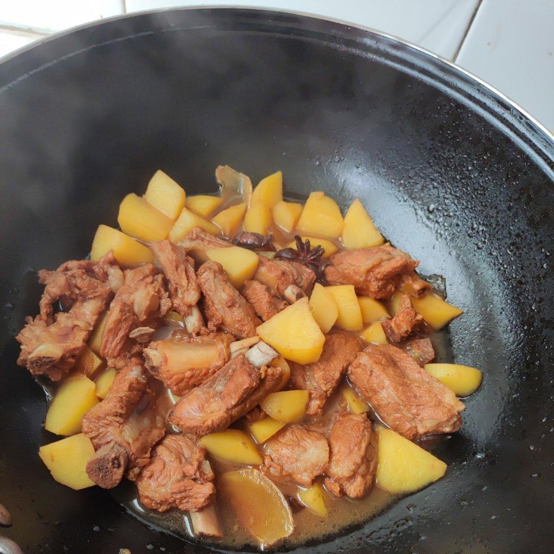 🔥巨好吃的红烧排骨炖土豆❗️懒人版轻松做拿手菜