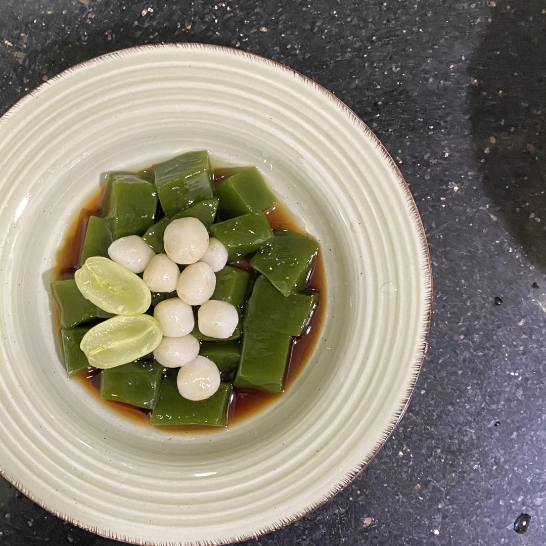 🌿夏日和风甜品｜白玉抹茶冻