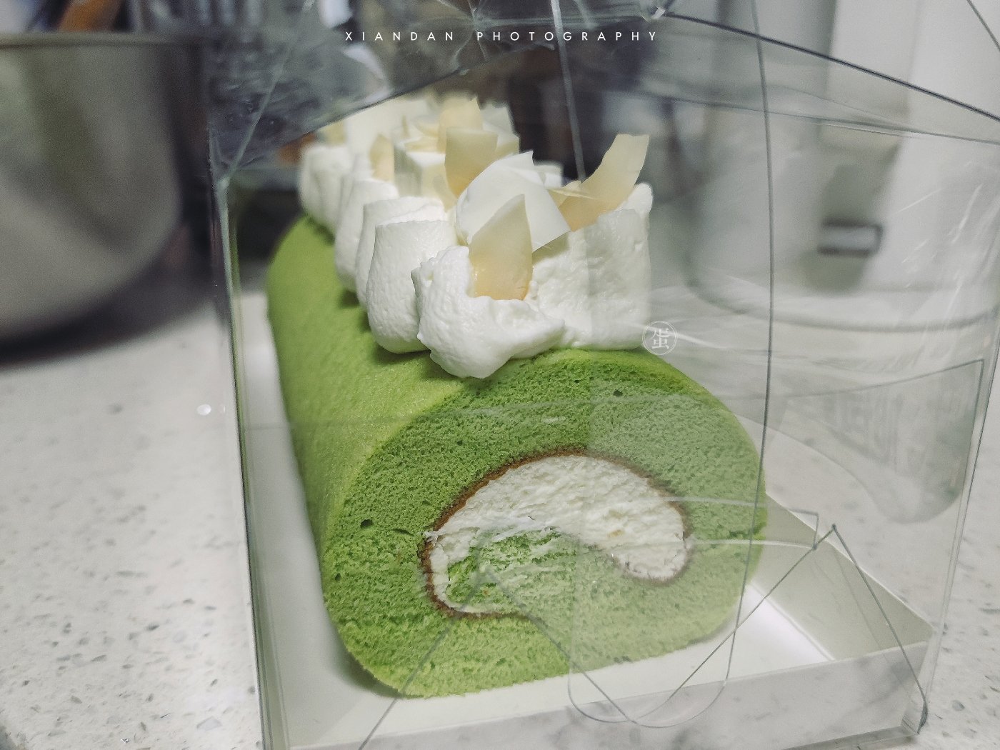 斑斓椰香奶冻蛋糕卷