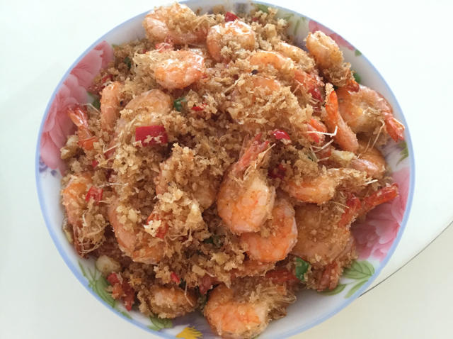 避风塘炒虾