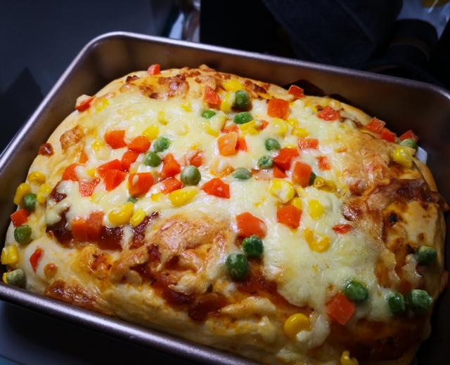 面包披萨🍕(极简,从面粉到披萨)的做法