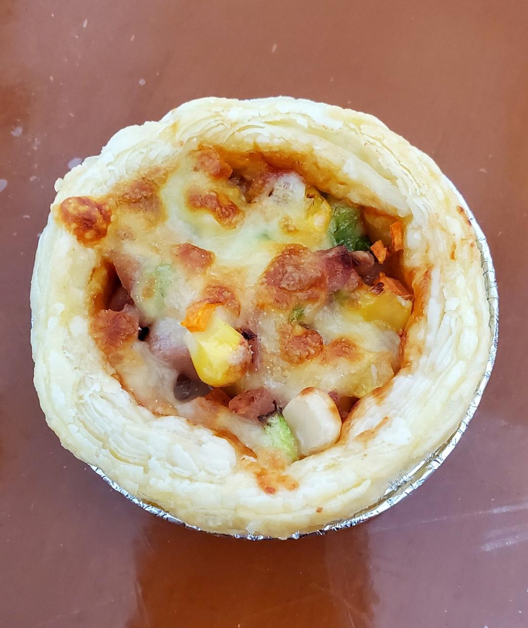 蛋挞皮迷你小披萨