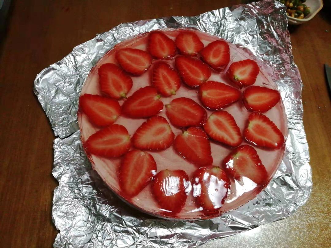 strawberry cheesecake草莓慕斯蛋糕（自用图后补）搬运自HidaMari Cooking