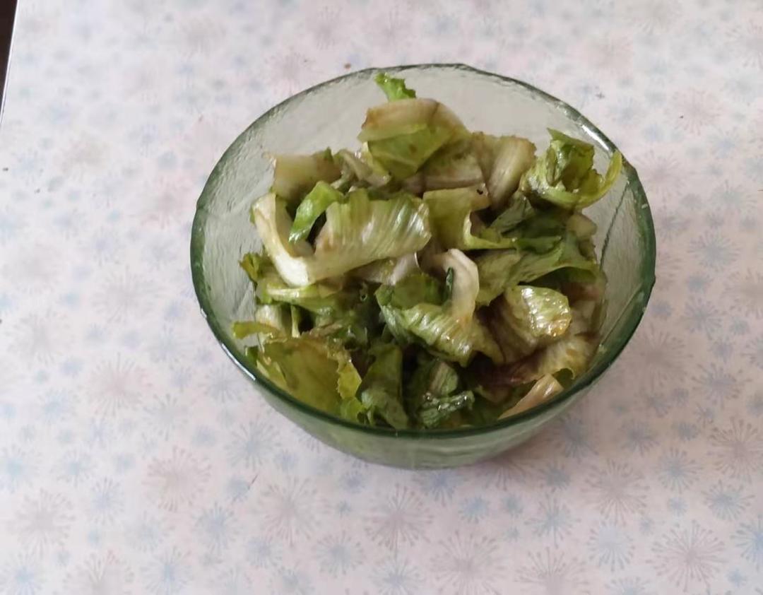 凉拌生菜（无油素食）的做法