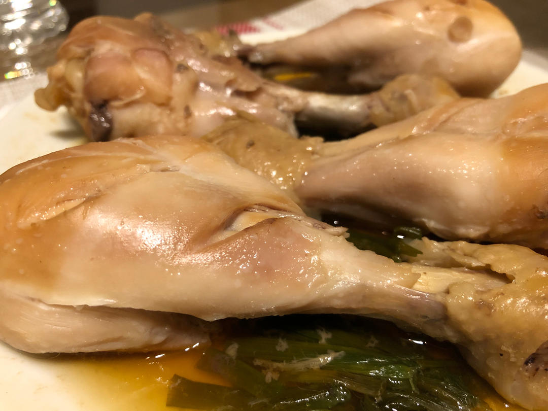 无油版巨嫩无比的椒盐蒸鸡腿🍗